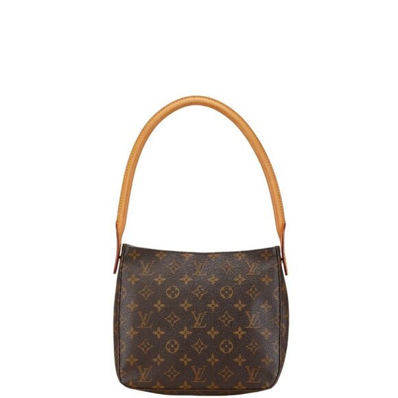 LOUIS VUITTON Brown Monogram Leather Shoulder Bag - Picture 1 of 7